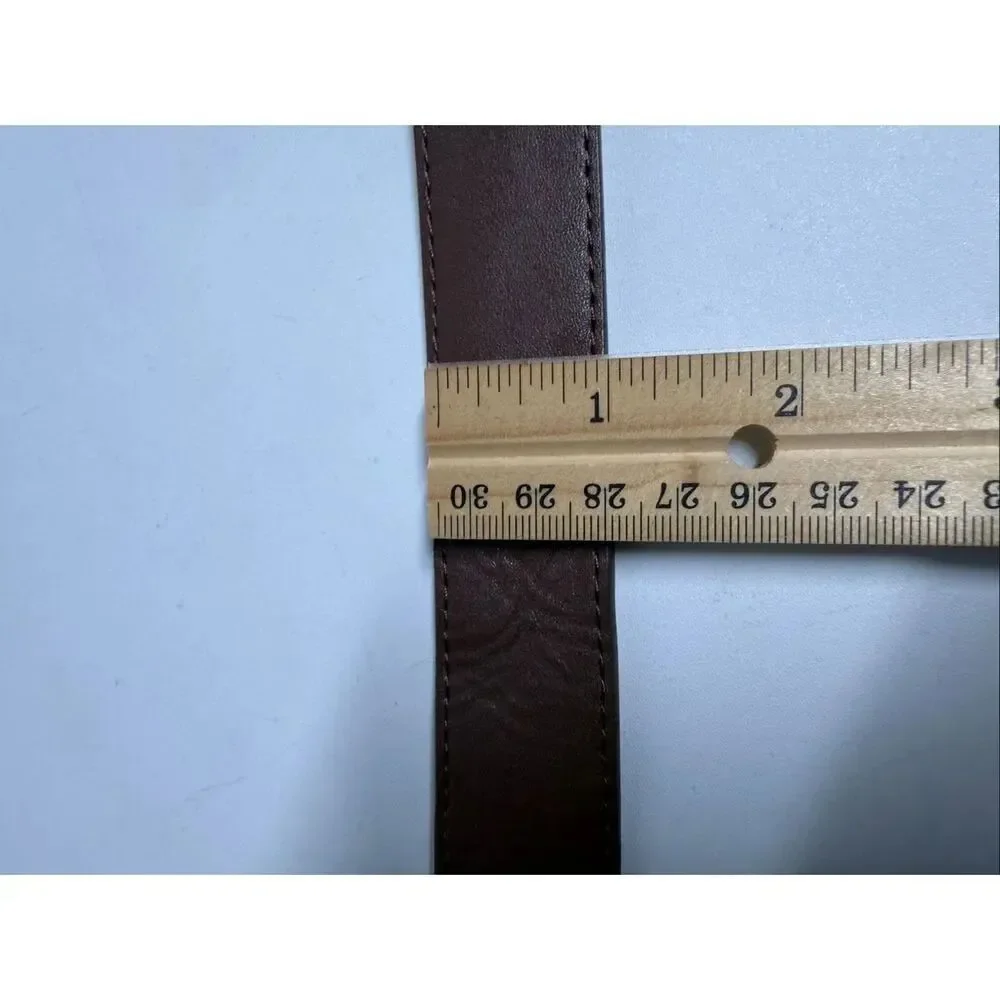 Target Brown Faux Leather Belt Size M